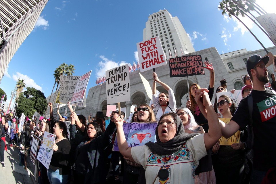 USA WOMAN'S MARCH (Woman's March protest against US President Donald Trump)