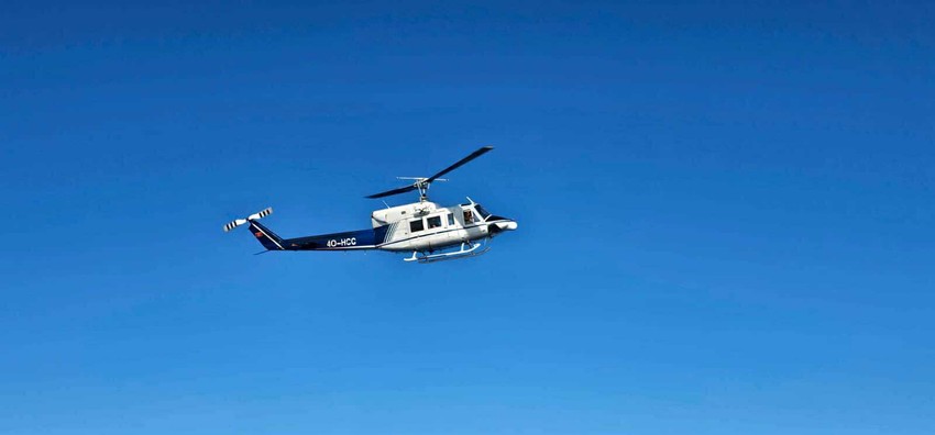 Helikopter MUP-a koji traga za telom devojke