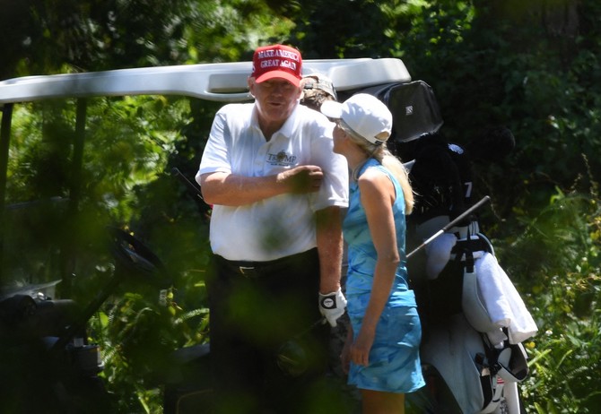 Donald Tramp i Natali Harp