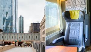 The author traveled in business class on Canada's Via Rail train from Toronto to Montreal.Joey Hadden/Business Insider