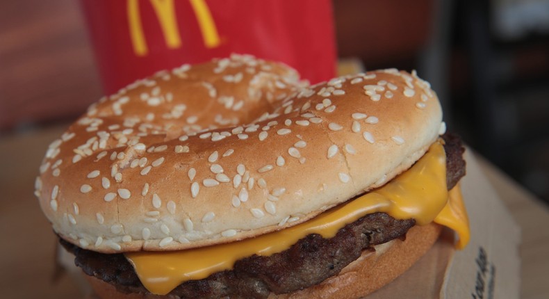 McDonald's Quarter Pounders have sickened people in Colorado, the CDC says.Getty Images