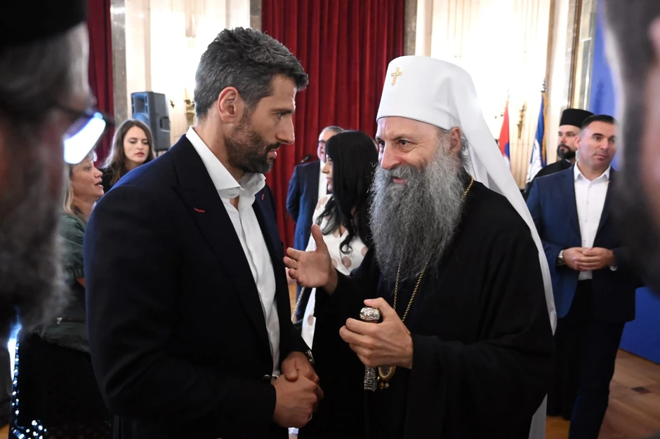 Šapić i Patrijarh Porfirije na obeležavanju Spasovdana