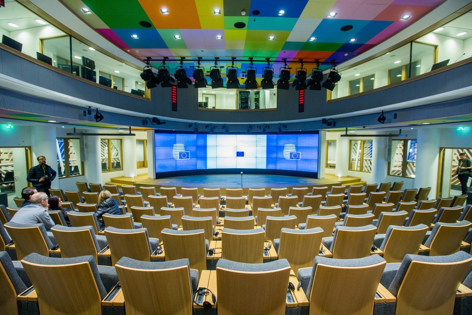 BELGIUM ARCHITECTURE EU INTITUTIONS (New EU council headquarters Europa)