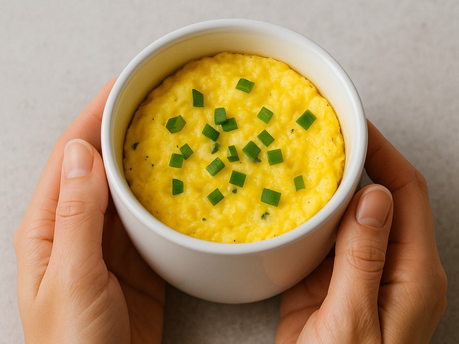 Omlet iz mikrotalasne