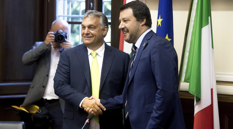 Orbán Viktor és Matteo Salvini holnap találkozik egymással /Fotó: MTI