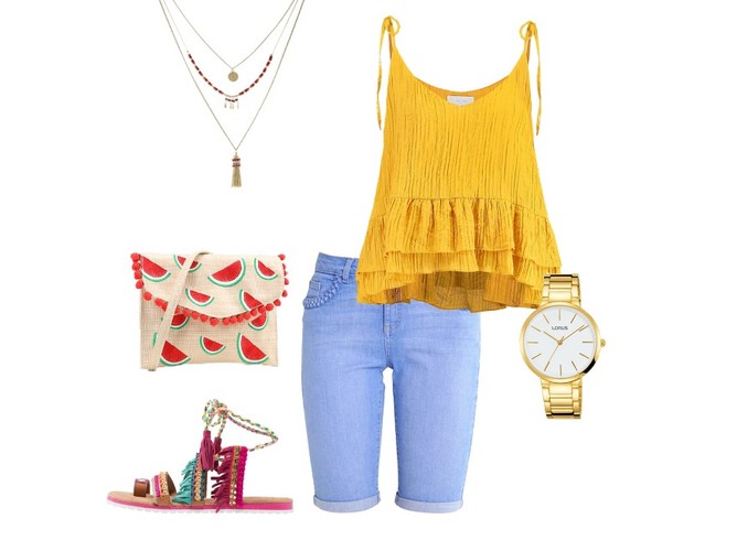 Żółty kolorem lata 2017. STYLIZACJE