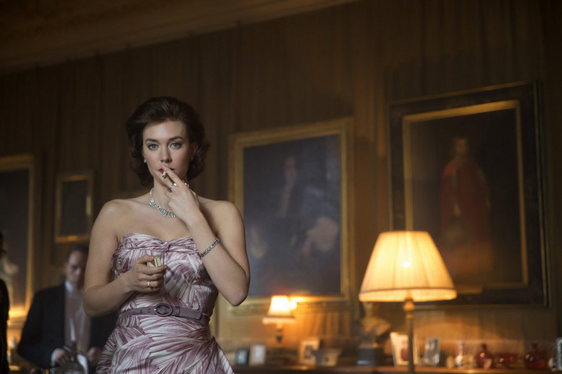 Vanessa Kirby jako księżniczka Małgorzata w serialu "The Crown" (2016)