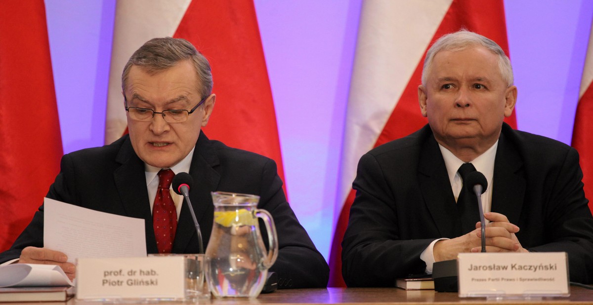 Piotr Gliński i Jarosław Kaczyński