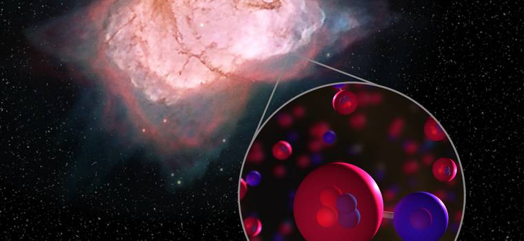Historyczne wydarzenie w badaniach kosmosu - znaleziono pierwszą molekułę naszego wszechświata