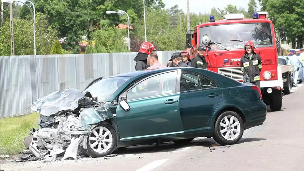 Wypadek na krajowej 7 - Glinojeck