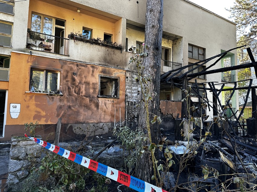 Požar u Ovčar Banji