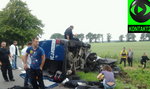 5 policjantów rannych w wypadku busa!