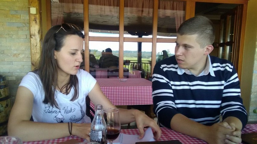 Ana Bogdanović, direktorka Turističko-sportske organizacije opštine Despotovac i Oliver Urošević, profesor francuskog jezika