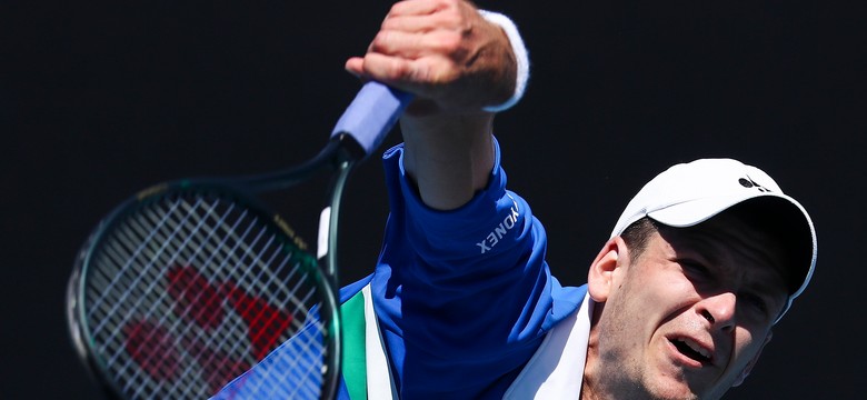 Hubert Hurkacz po pięciu setach pożegnał się z Australian Open