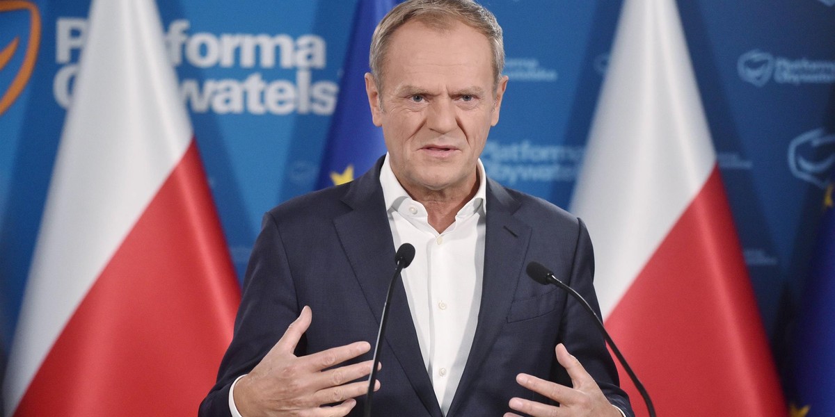 DONALD TUSK KONFERENCJA