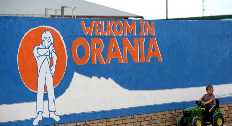 Orania, a whites-only enclave in South Africa, was set up in the dying years of apartheid and is protected by the constition.