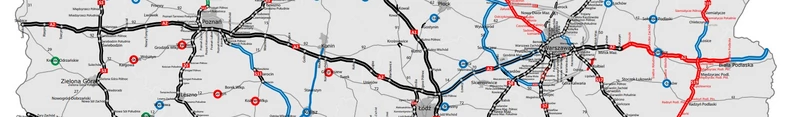 Mapa autostrady A2