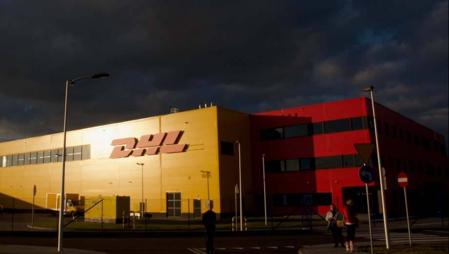 DHL - terminal kurierski przy Lotnisku Chopina w Warszawie