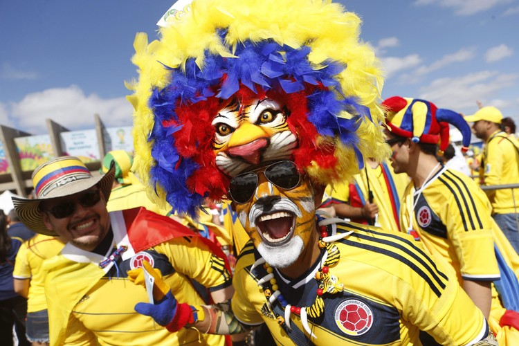 Tak się kibicuje na mundialu w Brazylii