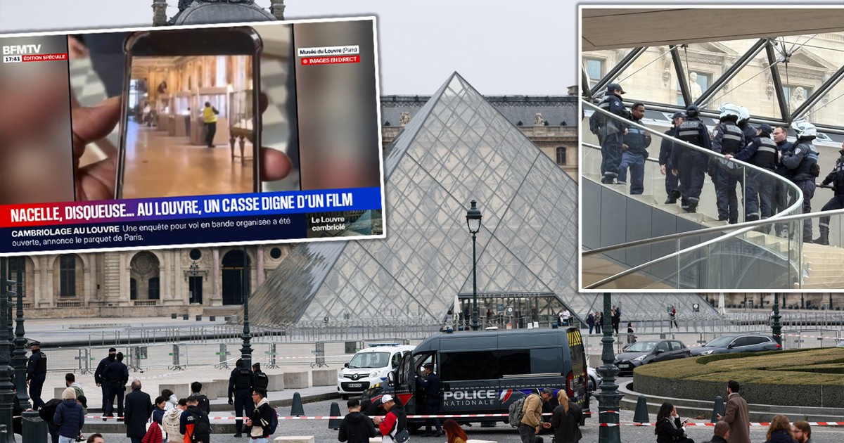 Tak okradziono Luwr. Ujawniono nagranie z napadu