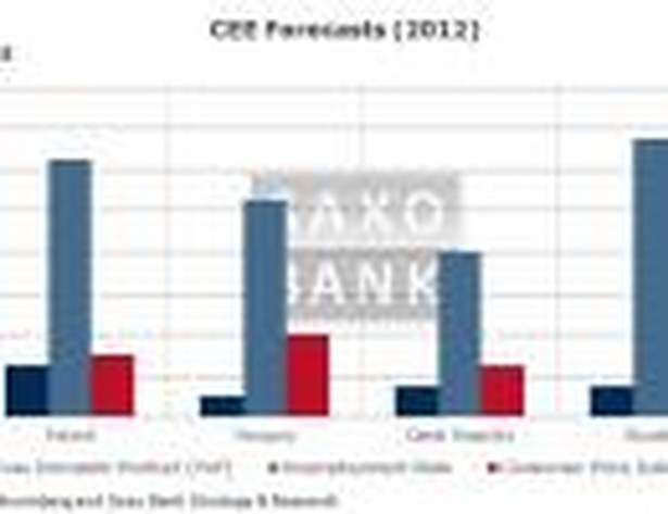 Prognozy Saxo Bank na 2012 r. dla Europy Środkowo-Wschodniej