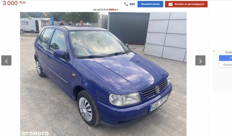 VW Polo  oferta z Otomoto