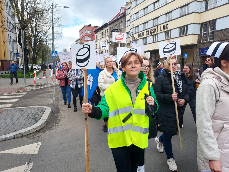 Pat na linii dyrekcja-pielęgniarki trwa także w Wadowicach, dlatego Jolanta protestuje