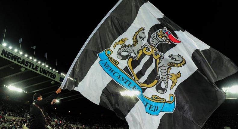 Newcastle drapeau