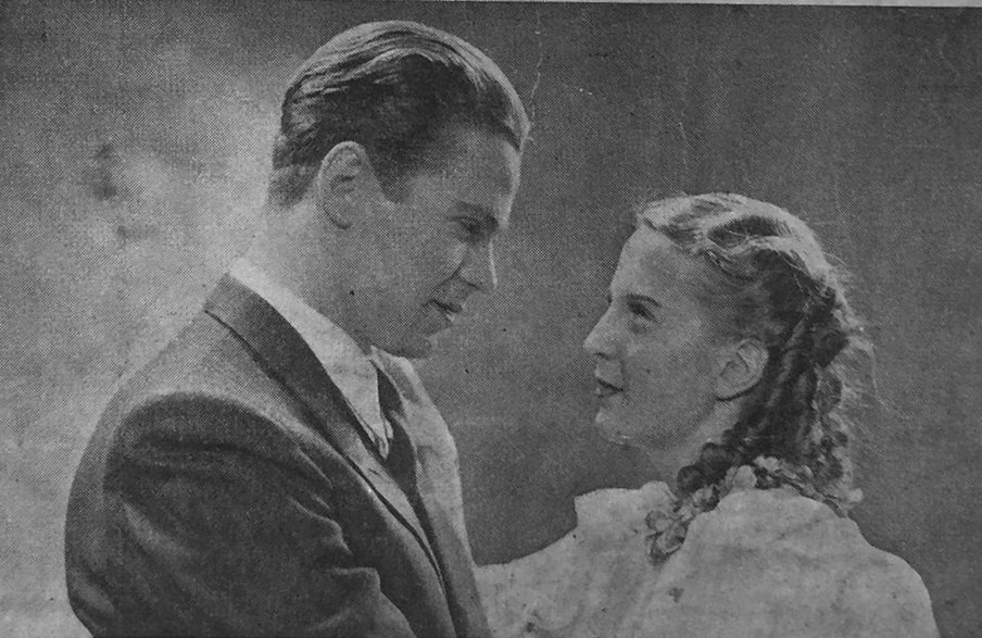 Witold Zacharewicz i Elżbieta Barszczewska w scenie z filmu "Znachor" (1937)