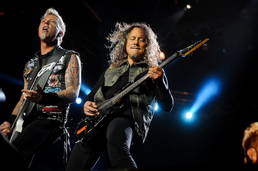 Metallica na festiwalu Sonisphere 2012 w Warszawie (fot. Artur Rawicz / Onet)