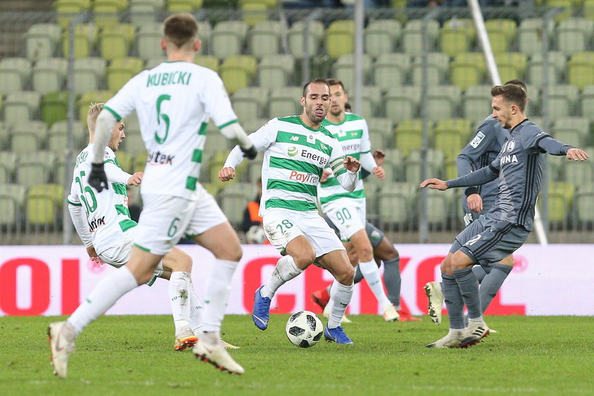 Pilka nozna. Ekstraklasa. Lechia Gdansk - Legia Warszawa. 09.12.2018