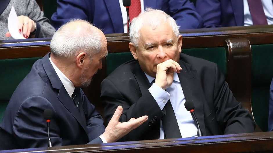 Antoni Macierewicz i Jarosław Kaczyński