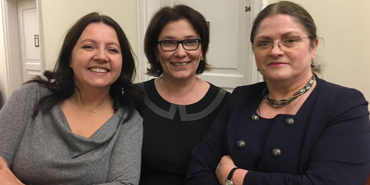 Krystyna Pawłowicz, Beata Mazurek i Joanna Lichocka