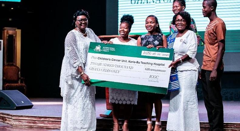 ICGC Christ Temple supports Korle Bu Children’s Cancer Unit with Gh¢200,000