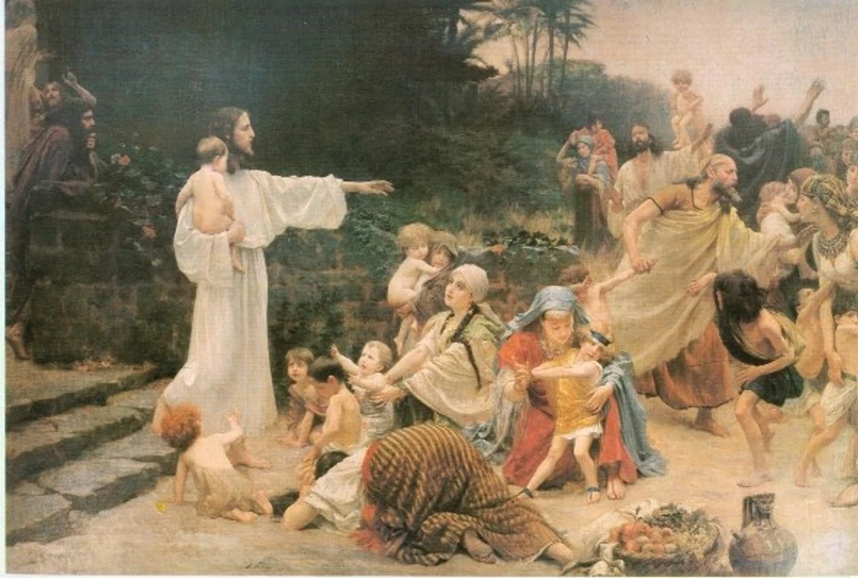 Vlaho Bukovac, Isus prijatelj malenih