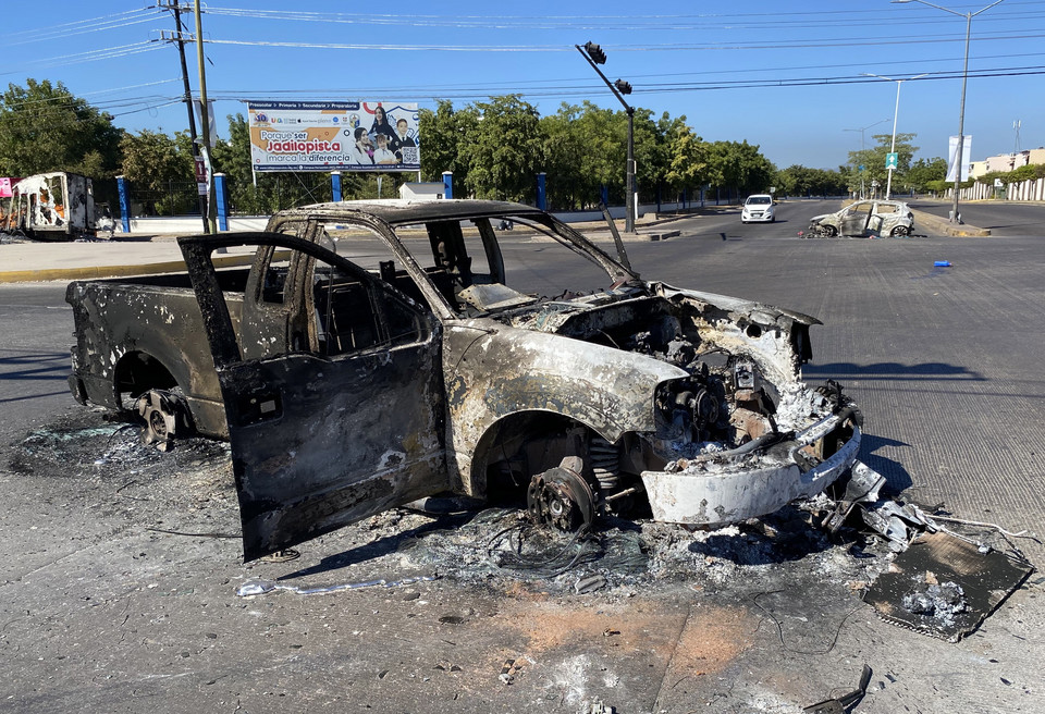 Culiacan dzień po zatrzymaniu syna "El Chapo"