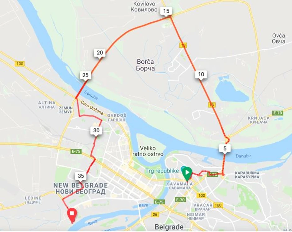 Ruta 99. Kritične mase