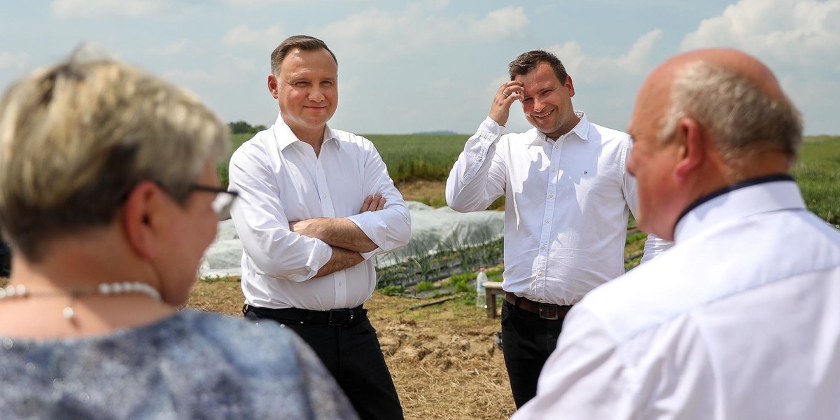 Prezydent Andrzej Duda u Bardowskich. Skrytykowali ich za strój