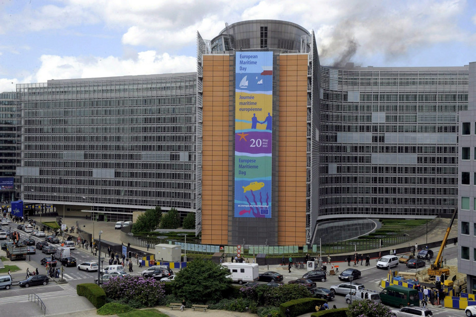 BELGIUM BRUSSELS EU BERLAYMONT FIRE