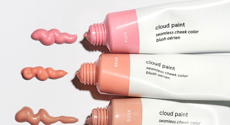 Undated handout image of Glossier products. REUTERS/Glossier/Handout