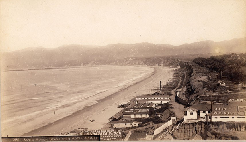 Plaża w Santa Monica, Hotel Arcadia, 1893 rok