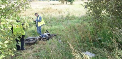 Masakra na drodze. Zginął nastolatek jadąc na motorze