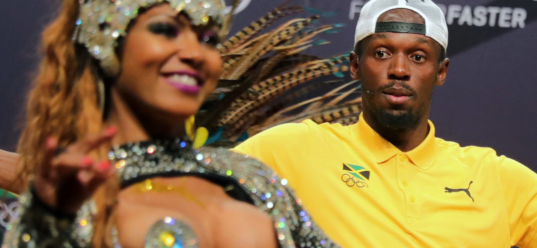 Usain Bolt w Rio de Janeiro tańczył sambę z pięknymi tancerkami