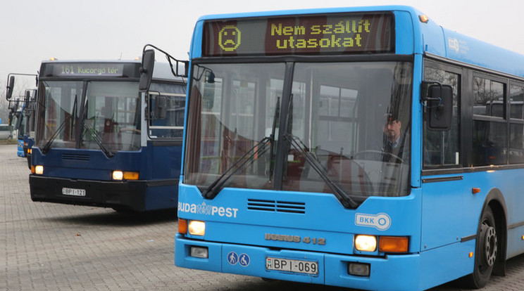 A szakszervezet forróság idején a csúcsidőben több pihenést engedélyezne a sofőröknek / Fotó: Weber Zsolt