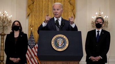 Prezydent Joe Biden o sytuacji w Afganistanie