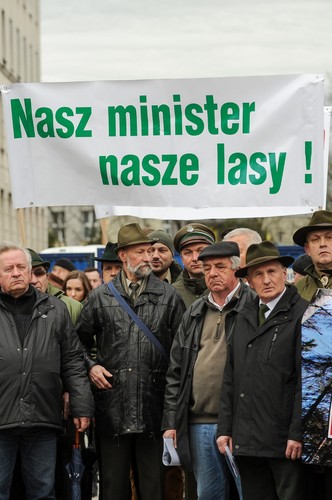 Leśnicy w obronie ministra Szyszki