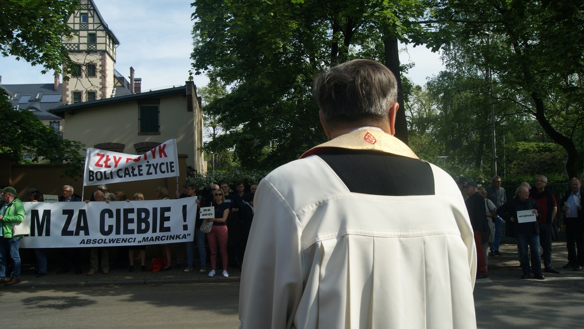 Poznań: Protest przeciwko abp. Markowi Jędraszewskiemu