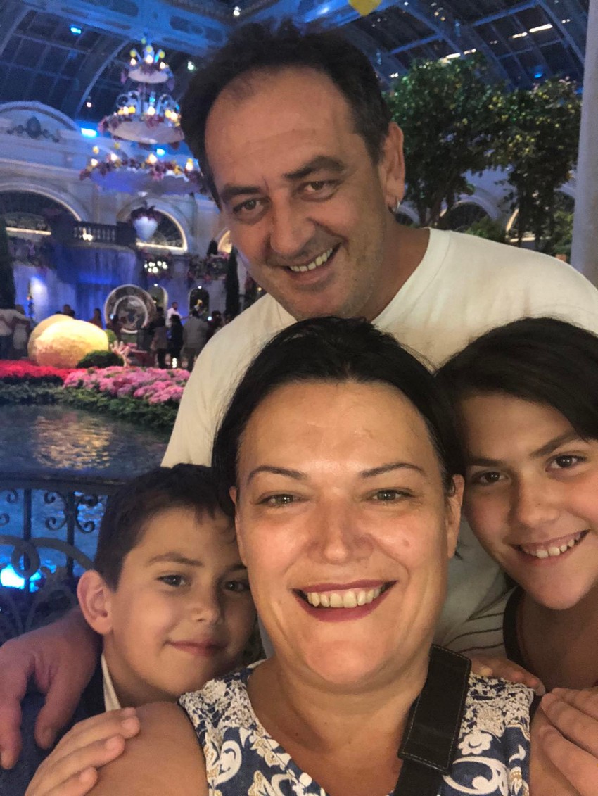 Željko sa suprugom Dankom, ćerkom Ivanom i sinom Milanom