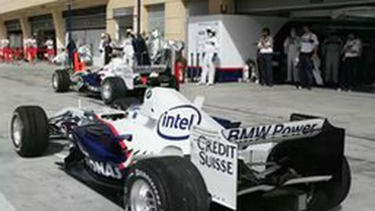 Formuła 1: bolidy BMW Sauber zostały na torze
