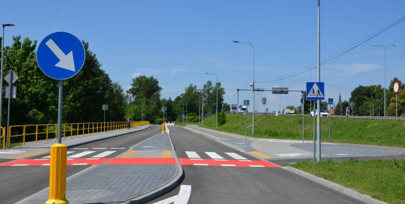Nowa infrastruktura drogowa w okolicach terenów inwestycyjnych IKEI już gotowa